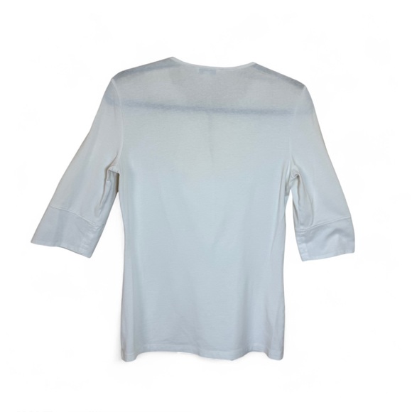 CAbi White Blouse with Ruffle Detail - Picture 6 of 6
